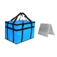 thumbnail image 3 of Bolsa Térmica para Entrega de Alimentos, Bolsa de Supermercado, Soporte Térmico, Calentador de Pizza con Base para Compras, Catering Profesional, azul, 3 of 8