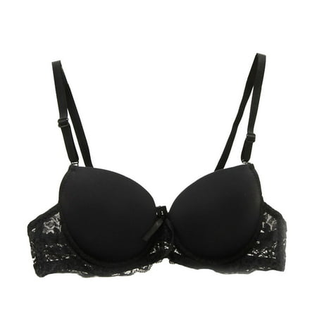 

Saient Sexy Women Bra Lace Push-up Breast Adjustment Push Up Support Bra A B Cup