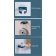 thumbnail image 4 of Wall Mounted Hair Dryer Holder No Drilling Bathroom Organizer Stand For Blow Dryer Storage, 4 of 7