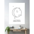 thumbnail image 2 of Artemis Dark Poster Wall Art, Modern Wall Decor, 24x36 UNFRAMED, 2 of 3