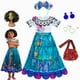 thumbnail image 2 of Encanto película Mirabel Madrigal disfraz verano niñas princesa vestido Vestidos carnaval niños ropa conjunto Cosplay fiesta vestido Up4T (Tag120) Gao Jinjia LED, 2 of 2