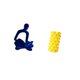 thumbnail image 5 of Escultura De Figura De Pensador Abstracto Y Florero De Porcelana Para Oficina, Bar, Boda, Mesa, Sala De Estar, Decoración Y Arreglos., 5 of 8