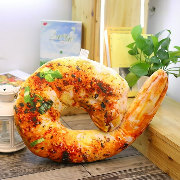 Kiplyki Simulation Food-Shaped Pillow, Soft Waist Cushion Plush Food Pillow