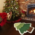 thumbnail image 5 of Luoshdecor Christmas Doormat 31 in,Xmas Non Slip Floor Plush Mat Pinetree House Santa Shape Rug for Living Bathroom Home Decor, 5 of 6