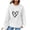 White, variant on Lolmot Hoodies for Women Pullover Sweatshirt Drawstring Heart Printed Waffle Hoodie Long Sleeve Tops Sweatshirt with Pocket