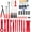 Red, variant on GOOACC 88Pcs Auto Push Pin Bumper Retainer Clip Set Fastener Terminal Remover Tool Adhesive Cable Clips Removal Kit Car Panel Radio Removal Auto Nylon Clip Pliers