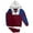 MAROON, variant on Men's 2-Piece Sweatsuit Quarter Zip Hoodie with Jogger sweatpants Heavy Fleece Material Fleece Outfit
