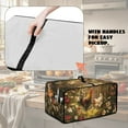 thumbnail image 5 of Renewold Toaster Oven Dust Cover with Storage Pockets Stain-Resistant Dust Protection Rectangular Microwave Oven Small Appliance Cover Case, 20.5 x 16.5 x 10 Inches, Rooster Chicken Daisy, 5 of 7