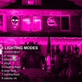 thumbnail image 2 of Cadena de luces Kemooie 300 LED, 30 m, color rosa, resistente al agua para exteriores, 2 of 9