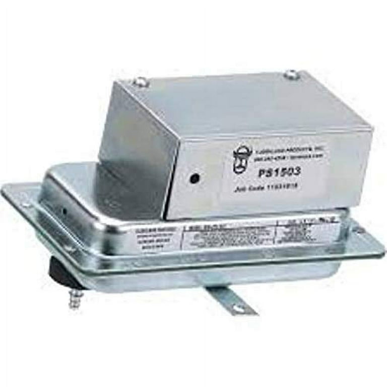 Tjernlund PS1503 Pressure Switch for Activating Duct Booster