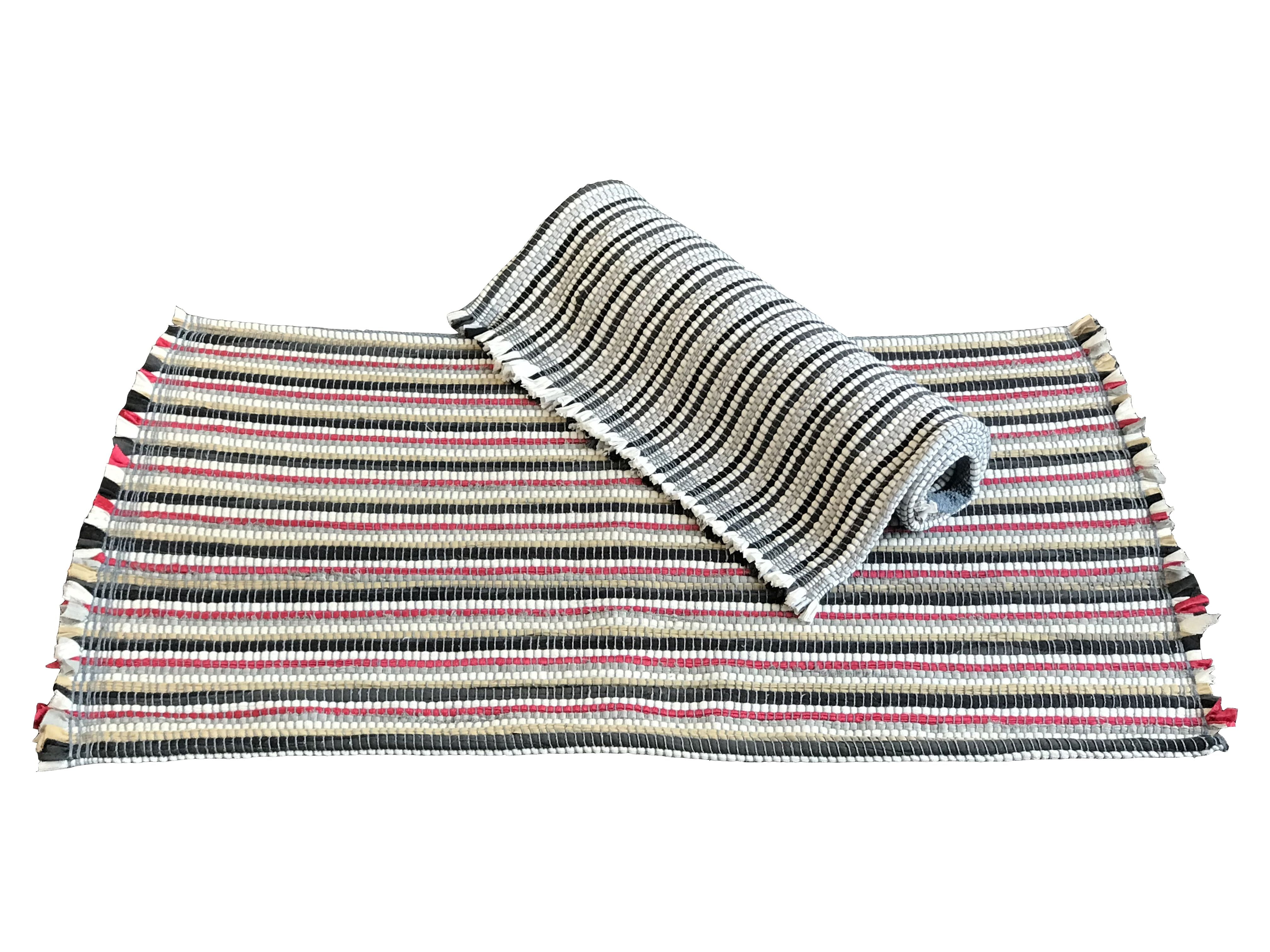 (3 pack) Mainstays Indoor Accent Rug, Multicolor, 24 in x 40 in