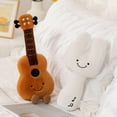 thumbnail image 3 of 11.8in Plush Piano Stuffed Toy – Soft Musical Instrument Doll, for Music Lovers, Soft Throw Pillows Stuffed Premium Polyester Fiber Sofa Cushion Christmas Party Decor，White, 3 of 4