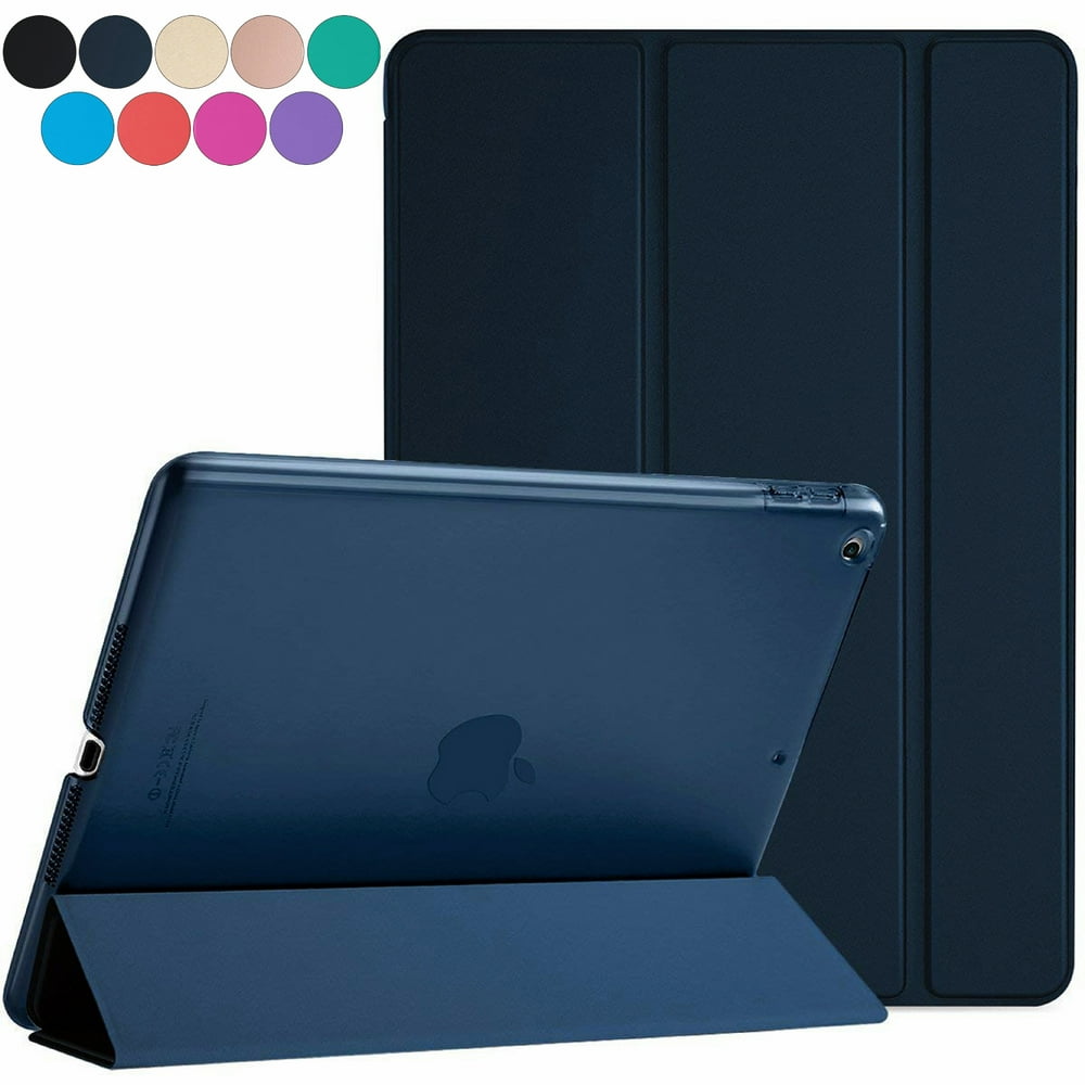 DuraSafe Case for iPad Air 2 Gen 2014 9.7 Inch [ A1566 A1567 ] Tri Fold Smart Cover with