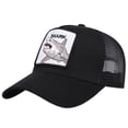 thumbnail image 2 of Gorra de béisbol con bordado de tiburones de anime para adultos, 2 of 4