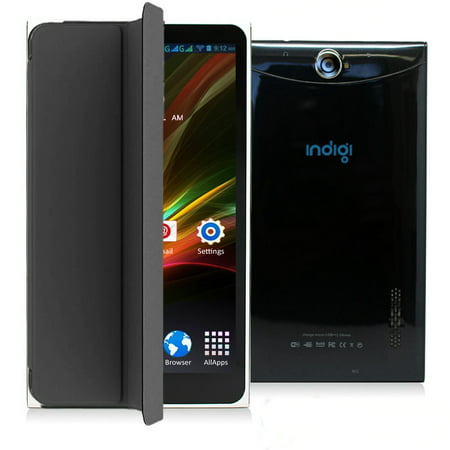 Indigi® 7inch Factory Unlocked 3G Smart Phone 2-in-1 Phablet Android 4.4 Tablet PC w/ Built-in Smart Cover