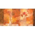thumbnail image 2 of Boucher, Nathalie 14x9 White Modern Wood Framed Museum Art Print Titled - Lush floral I, 2 of 4