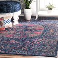 thumbnail image 1 of nuLOOM RZSW09A Navy Celina Floral Mandala Area Rug, 4' x 6', Navy, 1 of 2