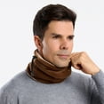thumbnail image 2 of Windproof Face Cycling Drawstring Neck Warmer Winter Weather Outdoor Motorbike Riding Windproof Warm Multifunction Plush Face Guard Hat Neck Gaiter, 2 of 8