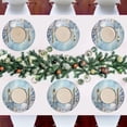 thumbnail image 7 of GZHJMY Cute Christmas Snowman Placemats Set of 1 Non-Slip Heat Resistant Dining Table Place Mats Washable Kitchen PVC Weave Table Mats Table Mat, 7 of 7