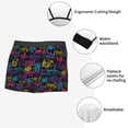 thumbnail image 4 of Disketp Graffiti Art Men's Boxer Briefs,Soft and Breathable Cotton Underwear with ComfortFlex Waistband, 4 of 7