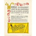 thumbnail image 1 of Willy Wonka & The Chocolate Factory Impression de Billet Doré, 1 of 2