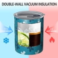 thumbnail image 2 of Christmas 12oz Stainless Steel Coffee Mug – Double-Wall Insulated Cup with Spill-Resistant Lid, 360° Full-Print Design, Keeps Drinks Hot & Cold for Home, Office, Travel, Thanksgiving, Xmas, 2 of 5