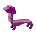 thumbnail image 3 of Soporte de botellas de botella de vino Dachshund para amantes de los perros Organizador de soporte de vino resistente para la decoración de escritorio rosa rojo, 3 of 8