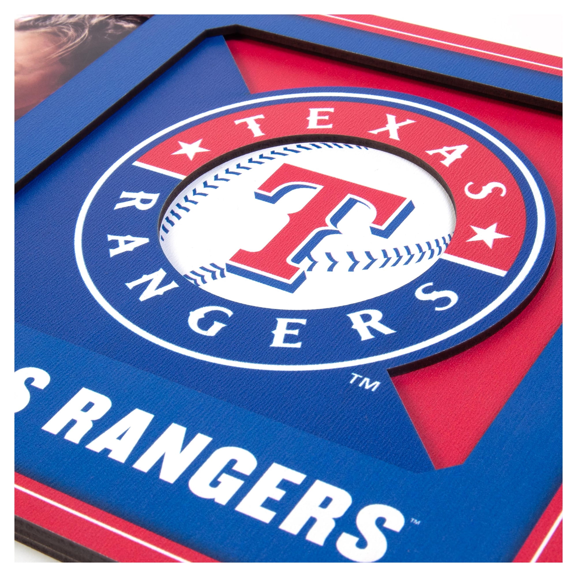 IDNA Texas Rangers 3D Logo Series Picture Frame