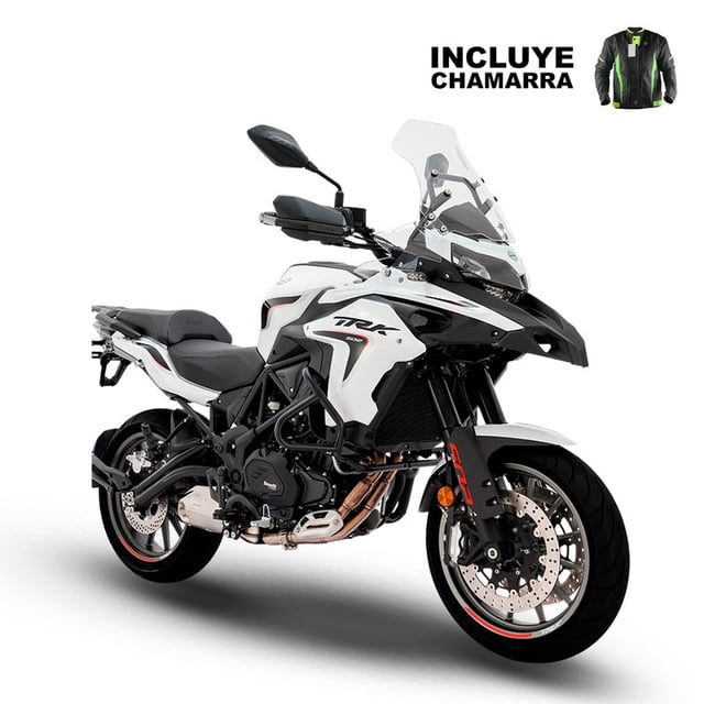 Motocicleta Deportiva BENELLI TRK 502 Blanco