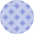 thumbnail image 1 of Ahgly Company Indoor Square Patterned Sky Blue Dress Blue Area Rugs, 3' Square, 1 of 1