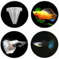 thumbnail image 3 of 2-Pack Red Worm Feeder with Suction Ring for Aquarium Fish Food Funnel, 3 of 5