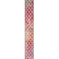 thumbnail image 6 of Unique Loom Trellis Frieze Collection Area Rug - Rounded (2' x 13' 1" Runner Multi/Black), 6 of 7