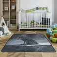 thumbnail image 3 of WOBOGO Wolf King in The Snow Baby Playmats Extra Large Waterproof Rollable Activity Pads for Toddlers 50×50inch, 3 of 7