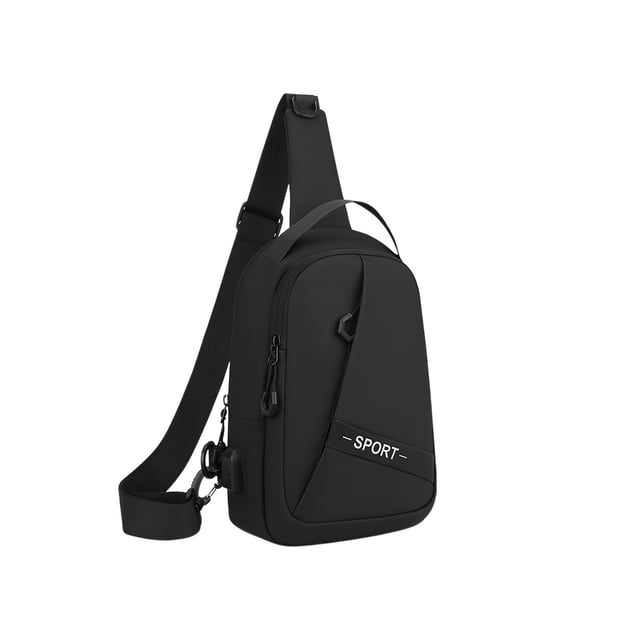 Fareti Shoulder Backpack Messenger Bag Adjustable Portable Men's Outdoor Hiking Sports Chest Bag