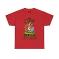 thumbnail image 2 of DJH Apparel |Hey Kids Get Off My Lawn Funny Unisex T-shirt, 2 of 6