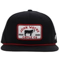 thumbnail image 4 of Hooey Men's "JOHN WAYNE" Logo Black  Red Cap 2365T-BK, 4 of 4