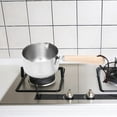thumbnail image 2 of Ollas para cocinar agua con mango largo Calentador de mantequilla Utensilios de cocina Cacerola Olla para sopa para Mango de madera S, 2 of 8