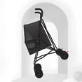 thumbnail image 4 of ZephyPaws Pet Stroller,4 Wheels Pet Stroller Cart for Medium/Small Dogs and Cats,Foldable Cat Jogger/Dog Stroller,Breathable Mesh,All-Season Pet Carrier,Black, 4 of 9