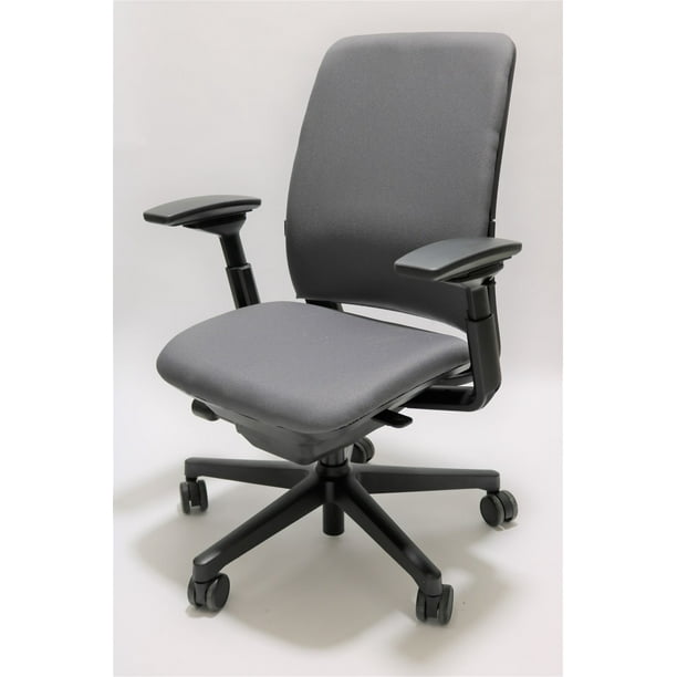 Amia Chair By Steelcase Fully Adjustable Model Gray Fabric Walmart Com Walmart Com
