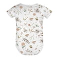 thumbnail image 6 of Watercolor Boho Floral Bodysuits for Boy Girl Retro Wildflowers Leaves Greenery Newborn Cotton Romper Short Sleeve Jumpsuit Outfits, 6 of 7