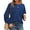 2# Blue, variant on Women Fall Tops Casual Long Sleeve Tunic Tops Dressy Pleated Shirts Loose Crew Neck Blouses Winter Clothes