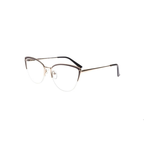 NEW Jo Noella Eyewear JN-3024 Brown & Gold Eyeglasses 54/17/140