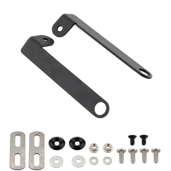 harper 2 Pieces Navigation Bracket Motorcycle Front Windshield Expansion Bar Navigation without Rod Bar