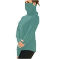 thumbnail image 3 of BiZtdJrK Sun Protection Shirts for Women and Men with Mask Lightweight Rash Guard Hiking Tops Unisex Cool Long Sleeve Ice Silk Sunscreen Blouses Light Blue XXXL Ropa de Verano Para Mujer, 3 of 9