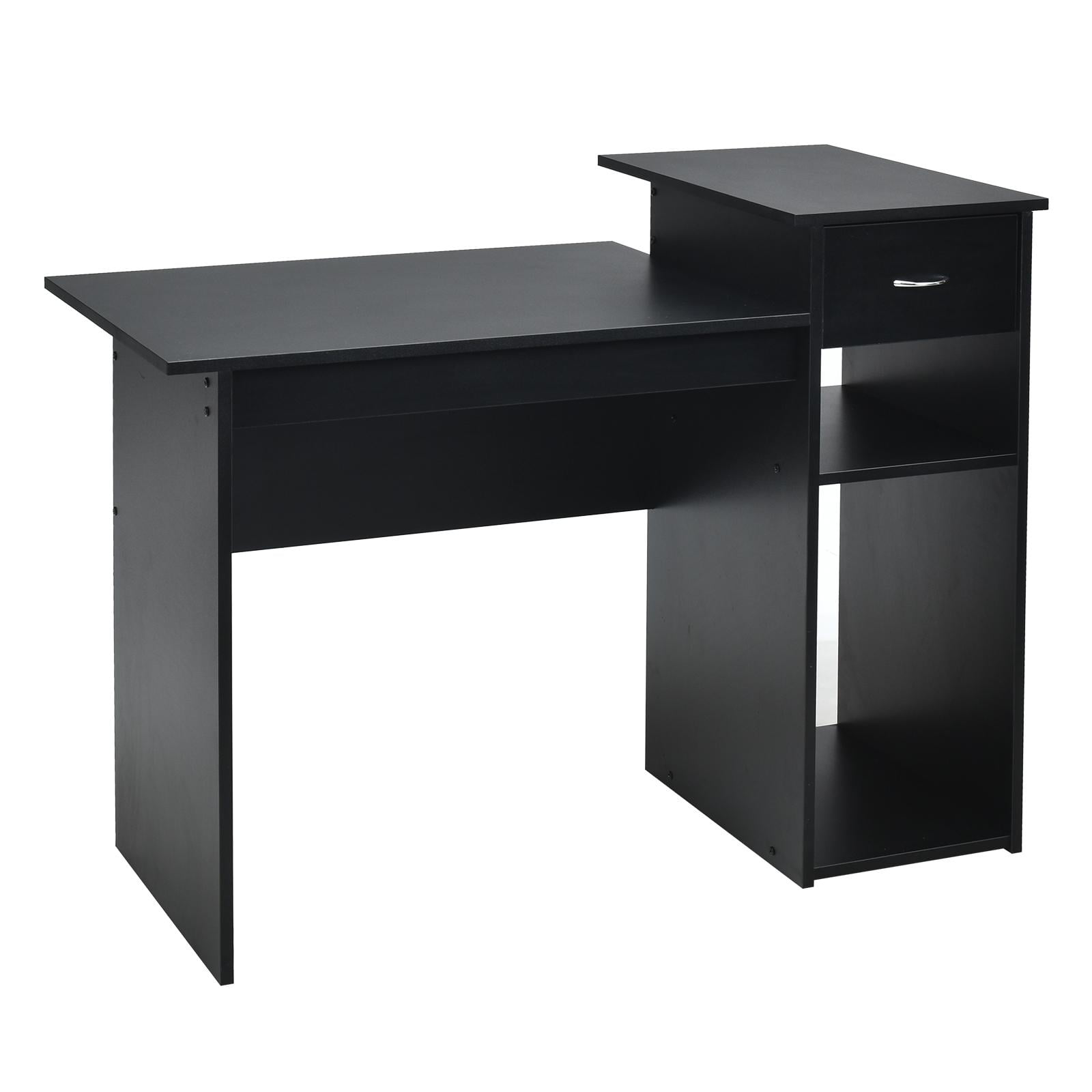 Giantex Computer Table Desk, Modern Simple Wooden Desk w/Storage Drawer