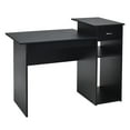 thumbnail image 1 of Giantex Computer Table Desk, Modern Simple Wooden Desk w/Storage Drawer & Compartments, Study Writing Computer Table for Home Office, 1 of 8