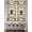Brown, variant on Vintage Bees Crowns 2 Panel Kitchen Curtains for Small Windows, Retro Leaves Rings Gray Wooden Bathroom Tier Curtain, Short Window Treatment for Bedroom/Living Room 55"x24"