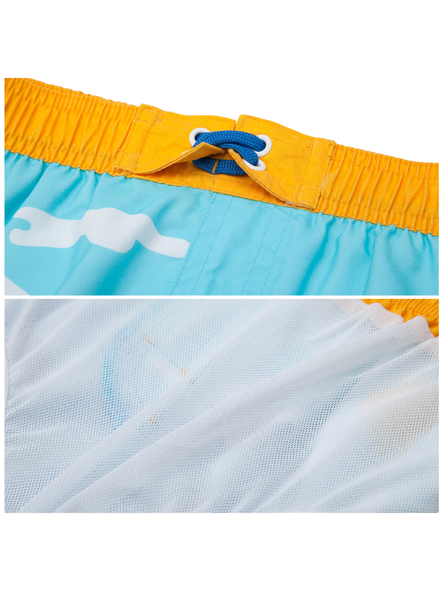 Rokka&Rolla Toddler Boys' Swim Trunks with Mesh Liner Baby Swimwear, UPF 50+ Sizes 2T-5T - image 5 of 6