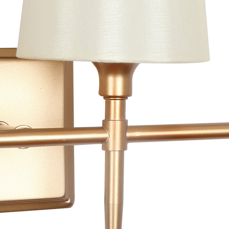 LNC 4-Light Gold Modern/Contemporary Vanity Light Bar
