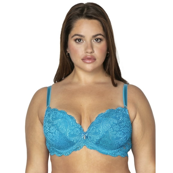 Smart & Sexy Women's Signature Lace Push Up Bra, Single and 2-Pack